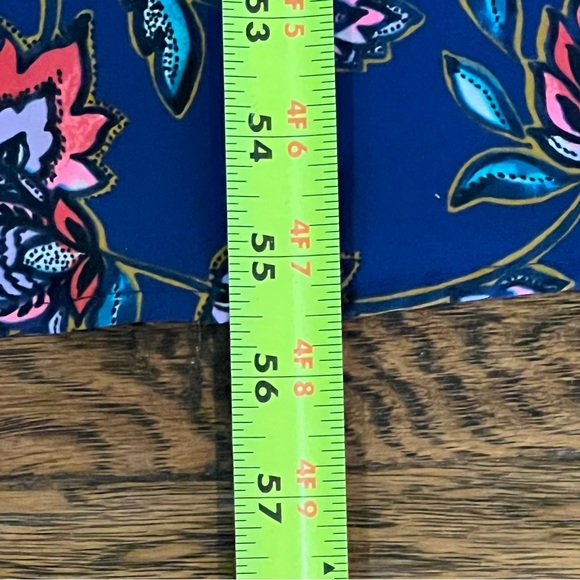 Express Maxi Dress Women's Small Blue Floral Long Roll Tab Sleeves Button Front - Picture 8 of 16